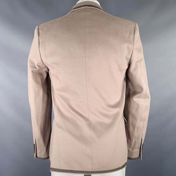 MARC by MARC JACOBS Taupe Moleskin Cotton Notch Lapel Sport Coat - Picture 4 of 8